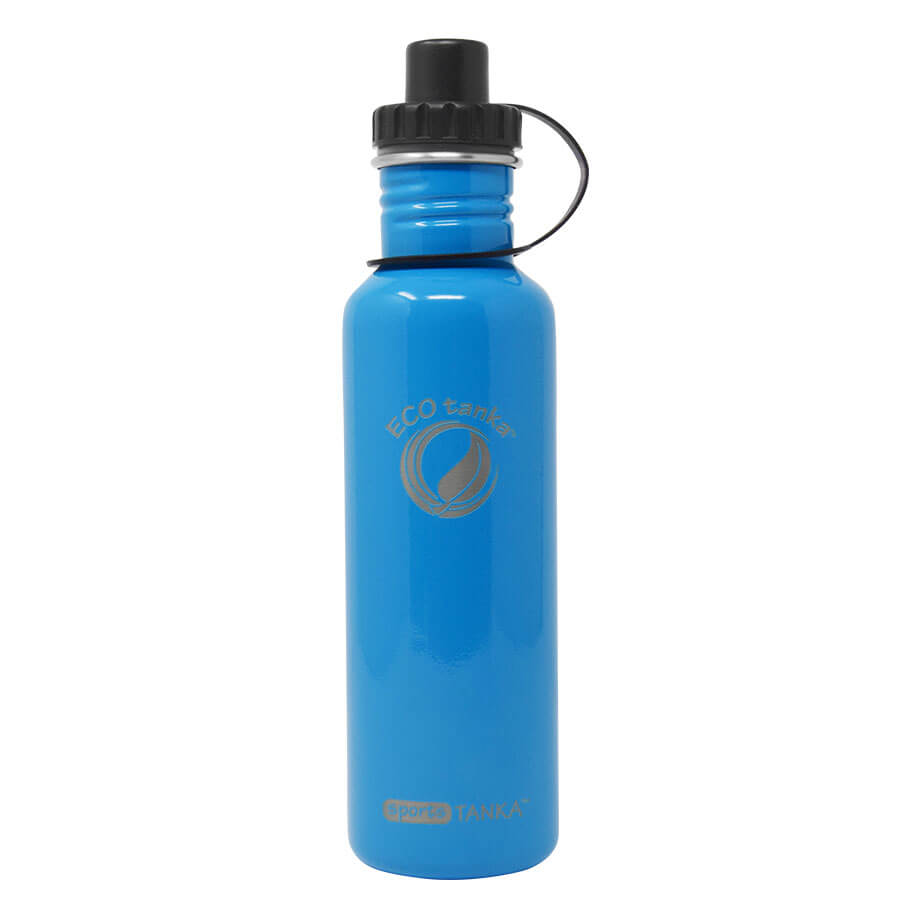 ECOtanka-sportsTANKA-800ml-Edelstahl-Trinkflasche-skyblue-mit-Sport-Verschluss-2-teilig-mit-Staubkäppchen-schwarz-PP5-Polypropylen