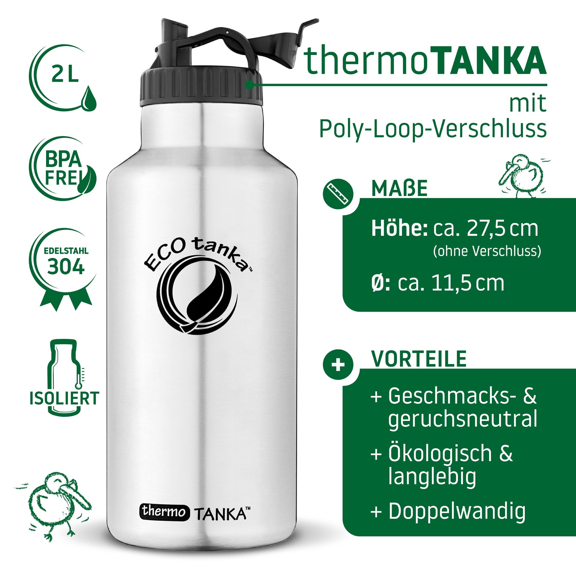 ECOtanka-thermoTANKA-2000ml-isolierende-doppelwandige-Edelstahl-Thermo-Trinkflasche-silber-mit-Poly-Loop-Verschluss-schwarz-PP5-Polypropylen