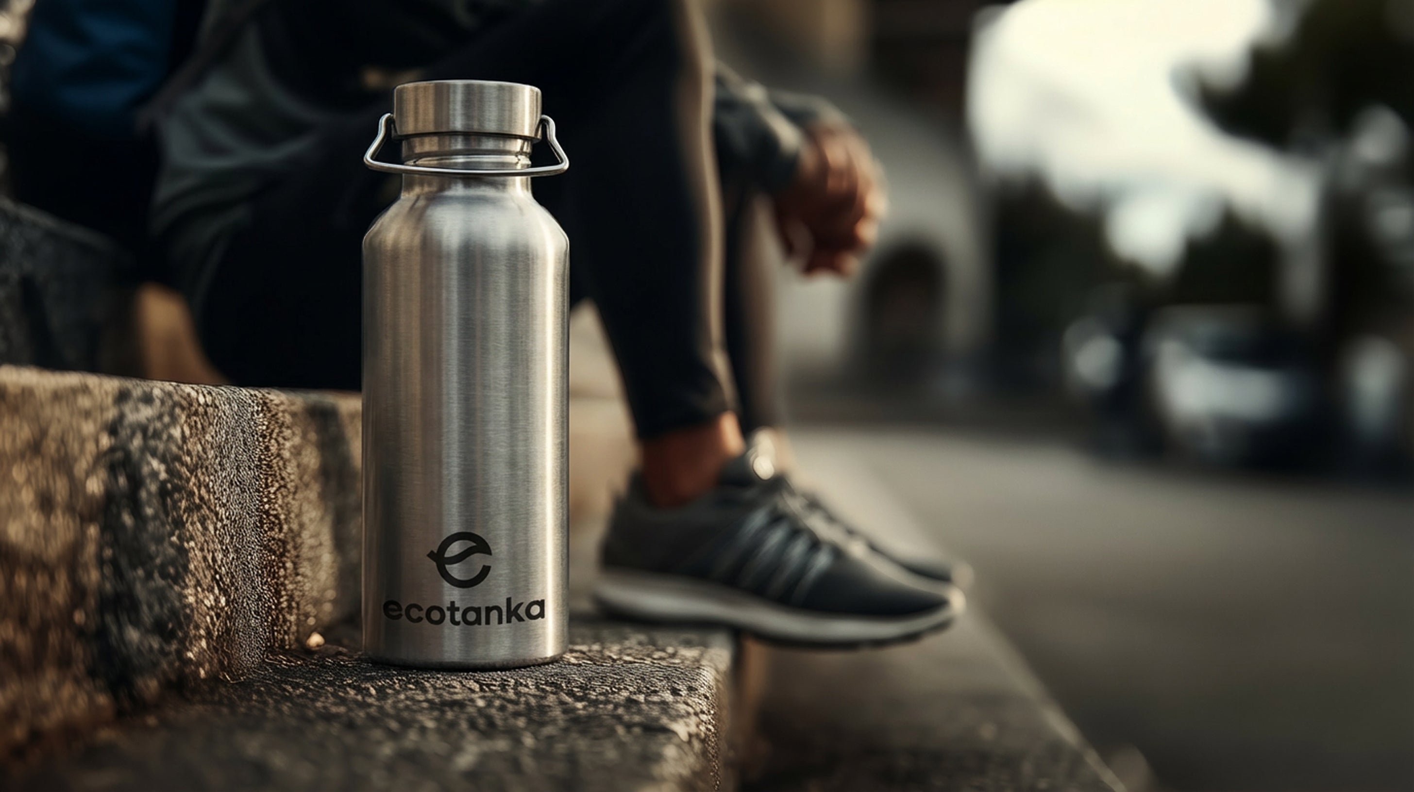 2,0l megaTANKA Edelstahl Trinkflasche mit Edelstahl-Verschluss