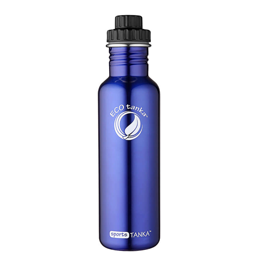 ECOtanka-sportsTANKA-800ml-Edelstahl-Trinkflasche-blau-mit-Reduzier-Verschluss-PP5-mit-2cm-Trinköffnung-und-Verschlusskäppchen